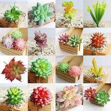Artificial Succulents Plant Garden Miniature Fake Cactus DIY Home Floral Decor 2024 - buy cheap