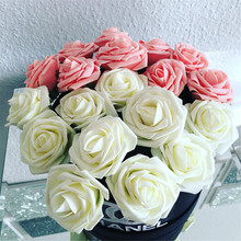 Flores artificiais de rosas, presente dos namorados, decoração de casamento, flor de seda, bola, decoração por hortelã, 10 cabeças, 8cm 2024 - compre barato
