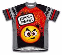 Camisetas de ciclismo para niños Angry Thinker-ropa de ciclismo para niños, camisetas de manga corta para bicicleta de montaña 2024 - compra barato