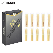 Ammoon-palhetas de bambu de alta qualidade para clarinete bb, força das notas 2.0/2.5/3.0, 10 tamanhos 2024 - compre barato