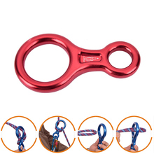 Pull Force Outdoor Rock Climbing 8 Ring Descender Escape Rope Slow Descent Device Professional Descender 2024 - buy cheap