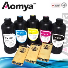 1000 ml * 6C tinta UV LED para Epson 4880/7880/9880 cabeza de la impresora, imprimir en vidrio, metal, plástico y cerámica con 3D efectos 2024 - compra barato