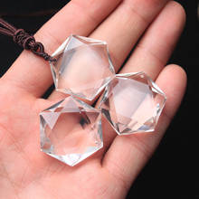 Hung Crystal Original Shi Tianran Plain Water Crystal Six Star Pendant Men And Crystal Ornaments Otsuge Energy Healing Stone 2024 - buy cheap