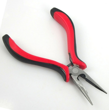 Fashion Red & Black  Repair Beading Fine Point Tip Long Flat Needle Nose Plier Jewelry Tool Accessories Handmade Gifts  P2005 2024 - buy cheap