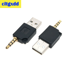 Cltgxdd 3,5mm macho AUX Audio enchufe Jack a USB 2,0 macho convertidor adaptador conector de enchufe 2024 - compra barato