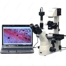 Kohler Infinity Plan Inverted Microscope--AmScope Supplies 40X-1500X Infinity Plan Kohler Inverted Microscope with 8MP Camera 2024 - buy cheap