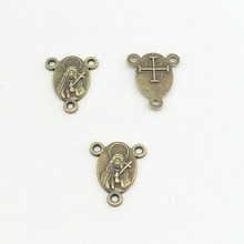 40 pcs/lot vintage Virgin Mary Charms Metal Mary Pendants For DIY earring bracelet necklace Jewelry Making 2024 - buy cheap