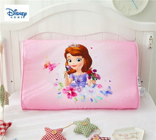 pink Disney sofia pillows for girls bedding health LATEX pillow neck home decoration cervical care slow rebound sleeping bed kid 2024 - buy cheap