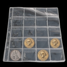 Держатель для монет, банкнот, коллекция монет, чехол, 20 карманов, фотоальбомы 2024 - купить недорого