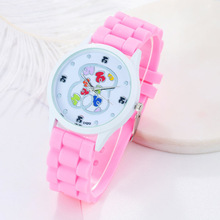 2019 marca de luxo urso silicone relógio de quartzo multicolorido jelly silicone feminino relógio reloj mujer casual relógio de pulso 2024 - compre barato