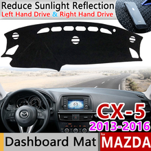 Para Mazda CX-5 2013, 2014, 2015, 2016 KE Anti-Slip Mat panel de cubierta almohadilla sombrilla salpicadero proteger alfombra del coche accesorios CX5 CX 5 2024 - compra barato