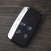 Carcasa de llave inteligente para coche, carcasa de 5 botones para Jaguar XJL, Landrover Sport, LR3, Discovery, remota, reemplazo con logotipo 2024 - compra barato