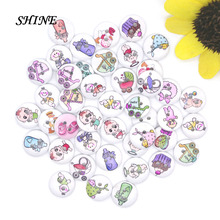 SHINE Wood Sewing Buttons Scrapbooking Round Mixed Two Holes Baby Style 15mm Dia. 50 PCs Costura Botones Decorate bottoni botoes 2024 - buy cheap