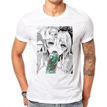 Мужская футболка из 100% хлопка с японскими комиксами, дизайнерские мужские крутые топы, хипстерские повседневные футболки с коротким рукавом 2024 - купить недорого