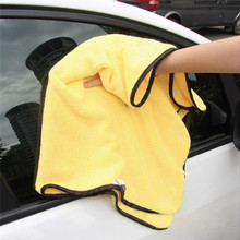Домашнее полотенце из микрофибры для автомойки, большая ткань для сушки, супер впитывающая ткань для ухода за автомобилем, детализирующее полотенце 2024 - купить недорого
