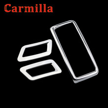 Carmilla 3Pcs ABS Chrome Air Conditioning Vent Trim Cover Sticker for Nissan X-TRAIL Xtrail X trail T32 2013 - 2017 Accessories 2024 - buy cheap