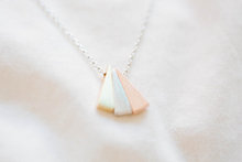 yiustar 2017 Popular   3 Color Triangle Pendant Necklace for women Bridesmaid Gift XL094 2024 - buy cheap