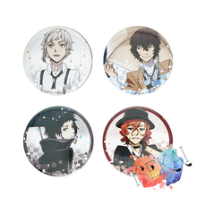 Broche con insignia de Bungo Stray Dogs, alfileres de Anime, manzana muerta, Atsushi, Nakajima, Dazai, Osamu 2024 - compra barato