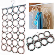 4 Size Belt Tie Hook Storage Rattan Weave Slots Circle Hanger Rack Scarves Home Shawls Neckties Organizer Holder Random Color 2024 - buy cheap