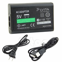 Adaptador de corriente CA, Cable de datos USB, cargador de conversión para Sony PS Vita PSV, enchufe de EE. UU., nuevo, 1 ud. 2024 - compra barato