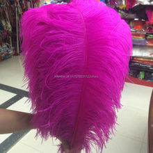 New 10 PCS beautiful natural Rose ostrich feathers wholesale 60 to 65 cm / 24 to 26 inches decorative feather 2024 - buy cheap