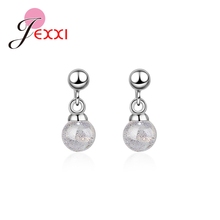 Elegant Fashion 925 Sterling Silver Drop Earrings Top Quality White Opal Pendant Women Wedding/Anniversary Jewelry 2024 - buy cheap