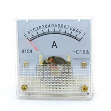 DC current meter 0-1A 91C4   DC 0-1A Analog Panel Meter Ammeter Amperemeter  45*45mm 2024 - buy cheap