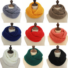2019 Newly Design Fashion Women Winter Warm Infinity 2 Circle Cable Knit Cowl Neck Long Scarf Shaw jcl03 hot sale 2024 - buy cheap