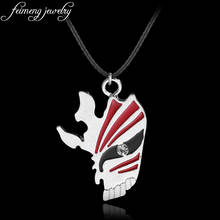 feimeng jewelry Bleach Necklace Kurosaki ichigo Mask Pendant Necklace With Rhinestone For Women&Men Gifts 2024 - buy cheap