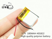 Литий-полимерный аккумулятор размера 401822, 3,7 в, 120 мАч, литий-полимерная батарея с защитной платой для GPS планшетного ПК, цифровые продукты 2024 - купить недорого