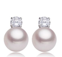 Freshwater Pearl Stud Earrings Real Pearl Earrings Natural Big Size Pearl Earrings For Women 2024 - buy cheap