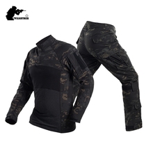 Military Mens Camouflage Tactical Suits Long Sleeve Brand Cotton Breathable Combat Frog Set Men Training Clothing 3XL BY112B 2024 - buy cheap