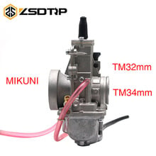 ZSDTRP Motorcycle Flat Valve MIKUNI TM28 TM30 TM32 TM34 TM38 28/30/32/34mm Quad Vent Carburetor Carb For 200cc - 400cc Racing 2024 - buy cheap