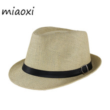 Miaoxi New Fashion Adult Men Sun Hat Summer Unisex Solid Casual Hat Summer Straw Cap Vacation Women Hats Bonnet SN-007 2024 - buy cheap