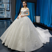 J66828 jancember ball gown wedding dresses for bride off the shoulder sweetheart princess wedding gowns  vestido de noiva 2019 2024 - buy cheap