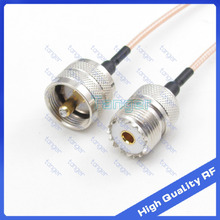 6inch UHF male plug to UHF female jack with RG-316 RF Coaxial Pigtail Jumper cable 6" 15cm Tanger High Quality RF cables 2024 - buy cheap