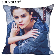 Funda de almohada cuadrada con cremallera para Selena Gomez, 35x35,45x45,60x60cm (dos lados), funda de almohada de tus 2024 - compra barato