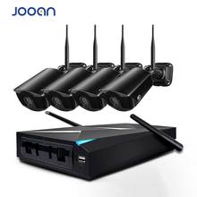 JOOAN 4CH CCTV System Wireless 1080P NVR 4PCS 2MP IR Outdoor P2P Wifi IP Security Camera System Surveillance Kit 2024 - buy cheap