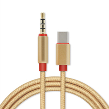 Аудиокабель-адаптер типа C-3,5 мм для USB C Type-c Jack Aux кабель для автомобильного динамика для Samsung для Xiaomi 2024 - купить недорого