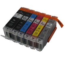 Cartucho de tinta compatível com impressora canon pixma mg7770, 18 cores, canon 770, 771, pgbk 2024 - compre barato