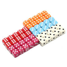 10Pcs Six Sided Spot Fun Board Game Dice Games Party Gambling Game Dices 14mm 2024 - buy cheap