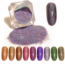 1 box 1.5g sparkly Nail Glitter Powder  Laser Glitters Dust  Nail Art Decorations 2024 - buy cheap