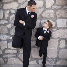 Classic Custom Made Wedding Boy Sits 3Pieces(Jacket+Pant+Vest+Tie) Latest Coat Pant Designs Custome Homme Formal Slim Fit Blazer 2024 - buy cheap