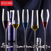 Бессвинцовые Хрустальные стеклянные красные бокалы для вина шампанского флейты пары Свадебный Бокал Для влюбленных подарки на день рождения чашка 2024 - купить недорого