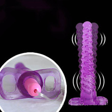 vibrator G-spot Stimulation screw massager Sex Toys backyrad vibrating Jelly plug Anal butt Plug Adult Sex SHOP love sex life 2024 - buy cheap