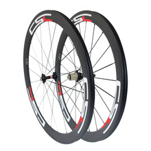 CSC-ruedas de bicicleta de fibra de carbono, 23mm de ancho, 50mm, clincher, precio de fábrica 2024 - compra barato
