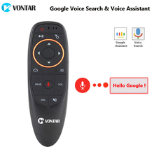 10pcs VONTAR G10 Voice Remote Control 2.4G Wireless Air Mouse Microphone Gyroscope for Android tv box T9 H96 Max X96 mini 2024 - buy cheap