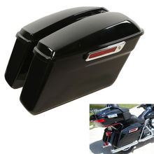 Bolsas de sillín duras vívidas con llaves de cierre para Harley Touring Electra Road King Street Glide FLT FLHT FLHR FLHX 14-20 2024 - compra barato