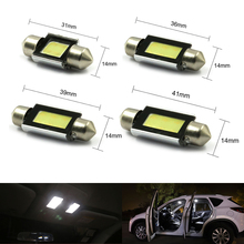 1x White 31mm  36mm  39mm 41mm Car LED License Plate Light 6418 C5W 4W LED Bulbs lamp 2024 - buy cheap