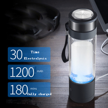 350 мл водородная бутылка для воды щелочной ионизатор генератор здоровый анти-старения USB аккумуляторная смарт Ebergy бутылка 2024 - купить недорого